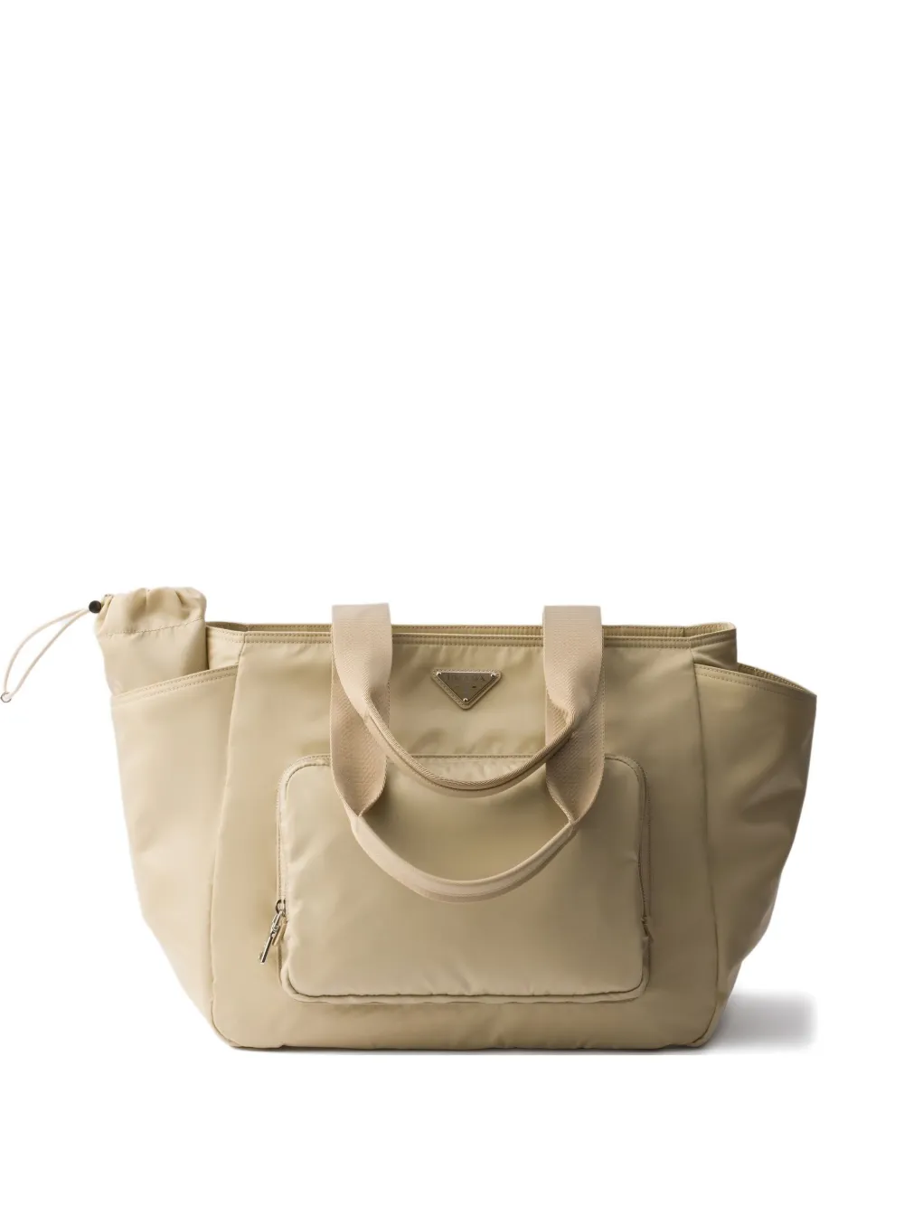 Prada Re-Nylon baby-bottle tote bag Beige