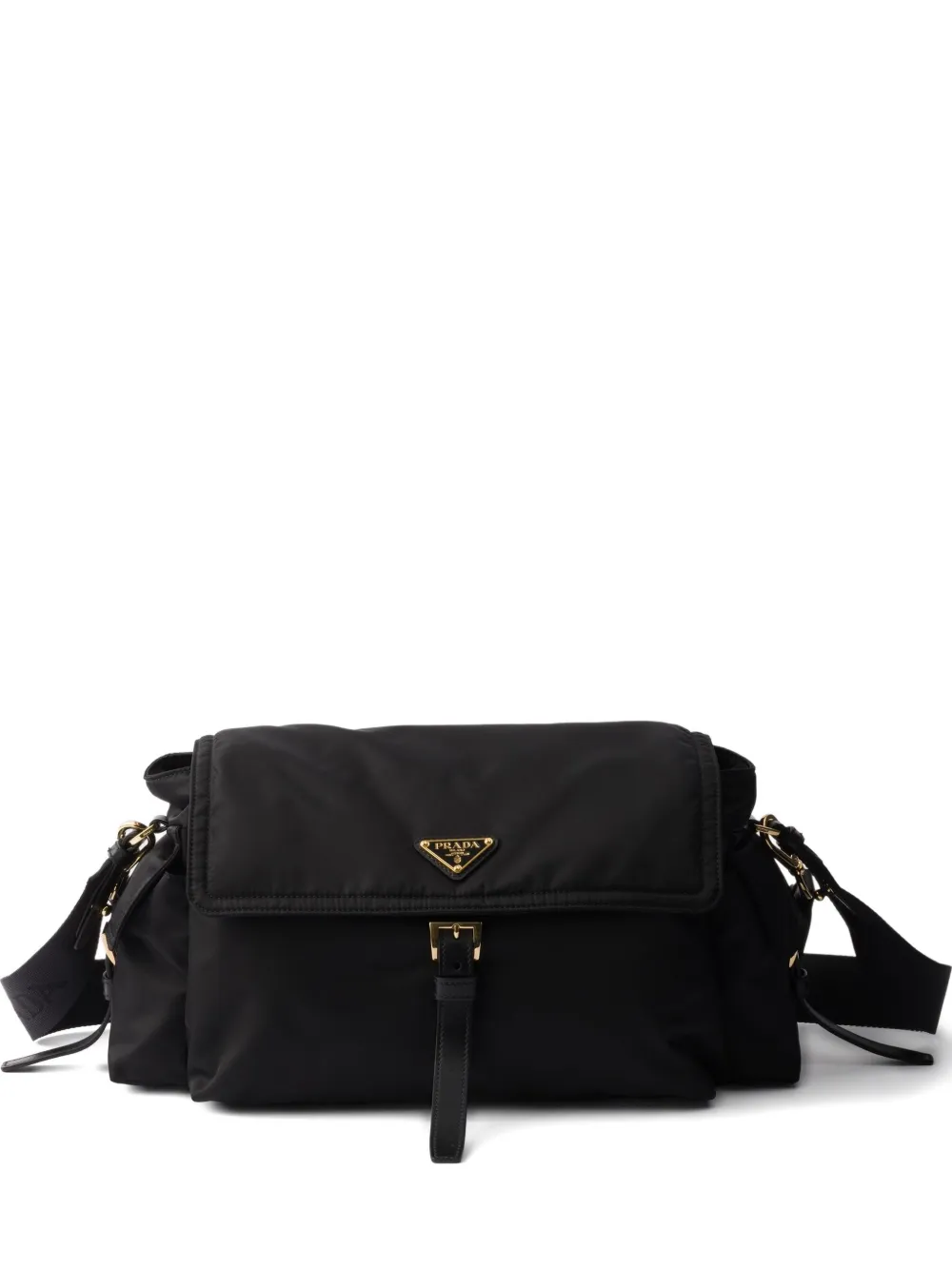 Prada large Explore padded-effect shoulder bag Zwart