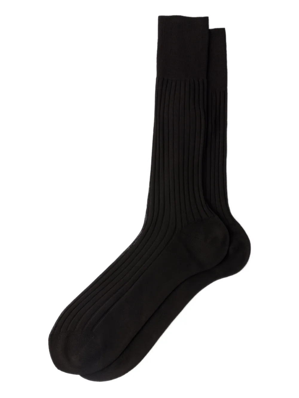 ribbed cotton socks
