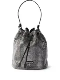 Prada crystal-embellished bucket bag - Black