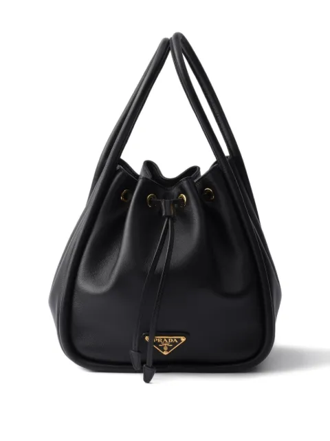 Prada Darling leather drawstring bucket bag
