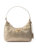 Prada Re-Edition 2005 crystal-embellished shoulder bag - Neutrals