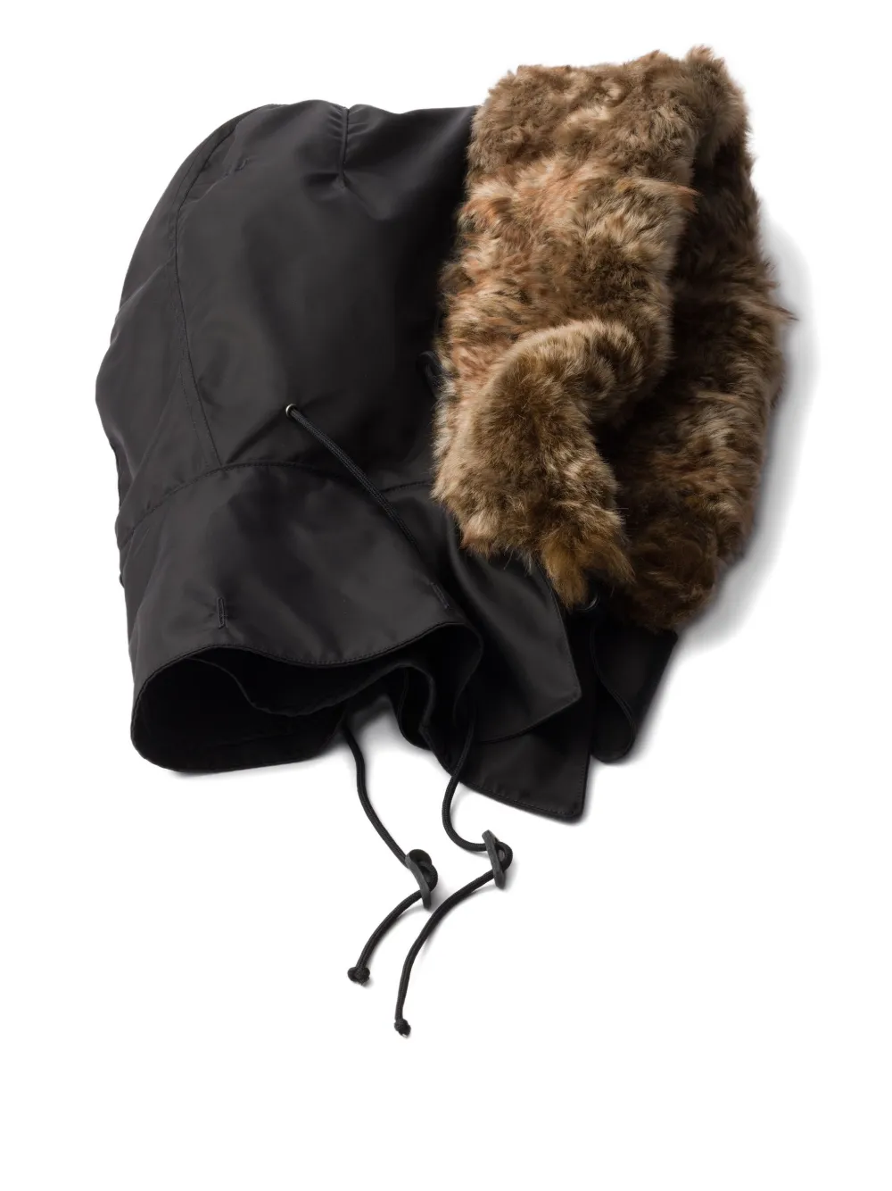 Prada ^ capuche bordée de peau lainée | Image 2