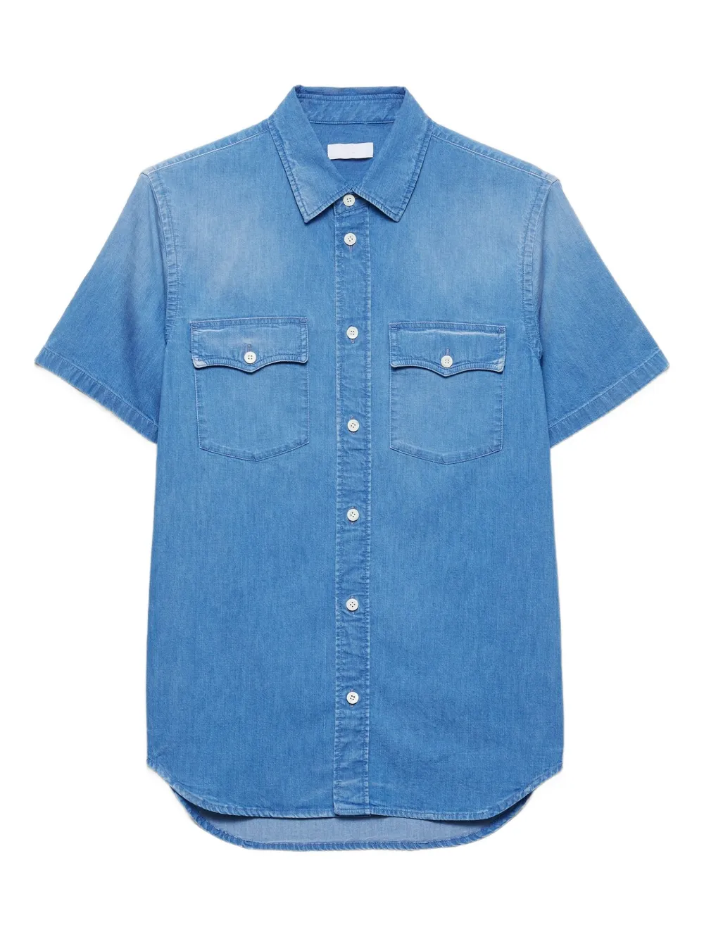 Prada bleached denim pocket shirt - ブルー Prada bleached denim pocket shirt - ブルー