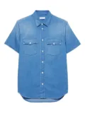 Prada bleached denim pocket shirt - Blue