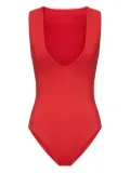 LouLou de Saison Gianna scoop-neck swimsuit - Red