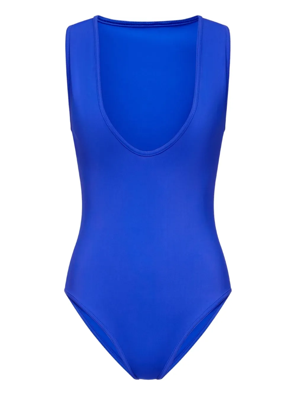 LouLou de Saison plunging scoop-neck swimsuit | Blue | Image 1