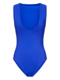 LouLou de Saison plunging scoop-neck swimsuit - Blue