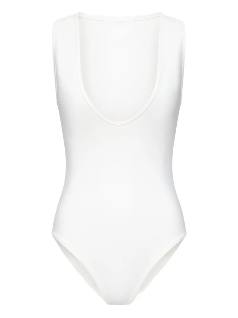 LouLou de Saison Gianna scoop-neck swimsuit | White | Image 1