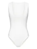 LouLou de Saison Gianna scoop-neck swimsuit - White