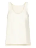 LouLou de Saison Gaby scoop-neck sleeveless top - White