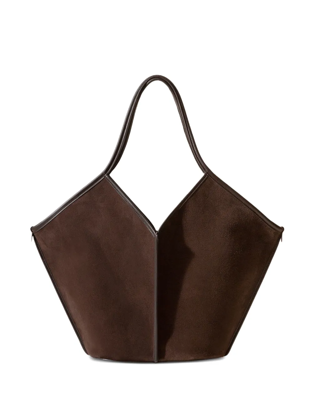 Hereu Ella suède shopper Bruin