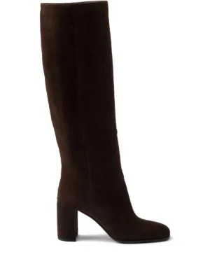 Prada ナッパレザーブーツ | ブラック | FARFETCH JP