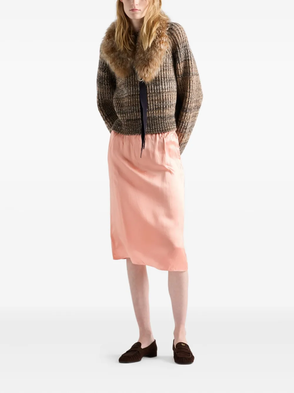 Prada Rok met elastische taille - Oranje