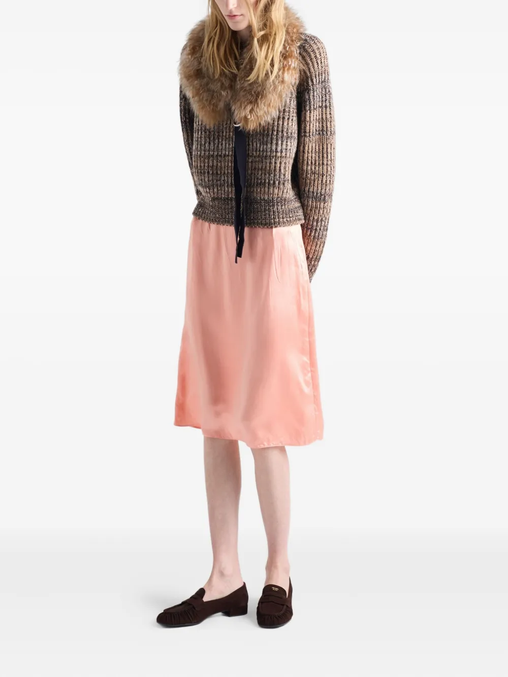 Prada Rok met elastische taille Oranje