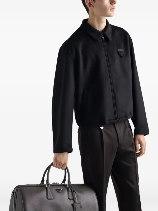 Prada ジップアップ ジャケット | ブラック | FARFETCH JP