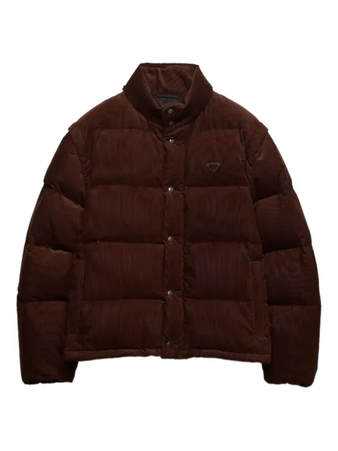 Prada corduroy quilted jacket
