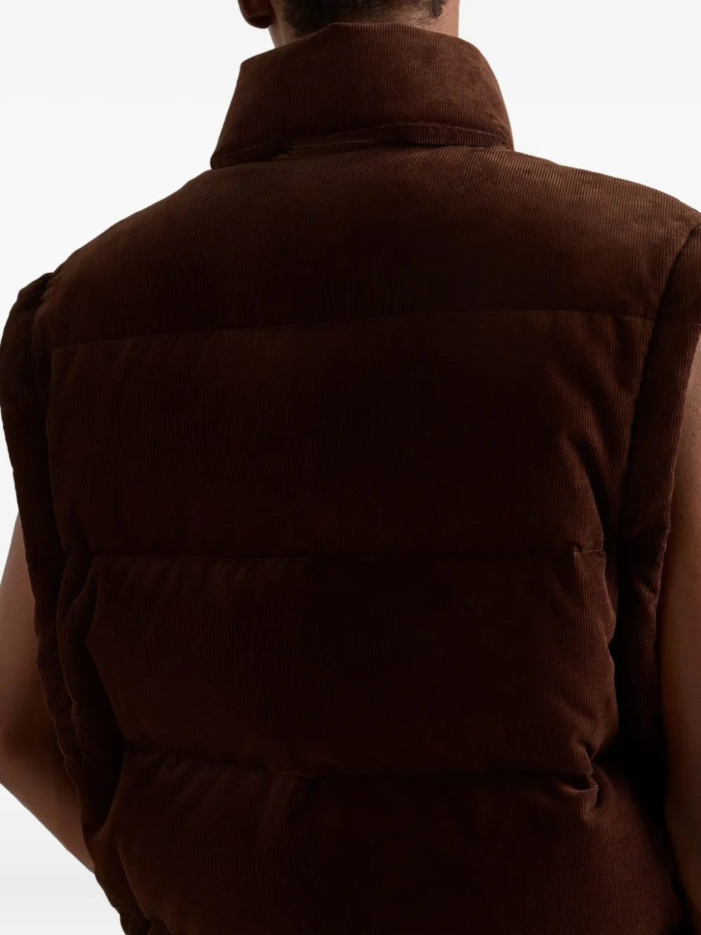 Prada Ribfluwelen gevoerd jack Bruin