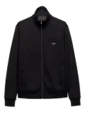 Prada logo zip-closure jacket - Black