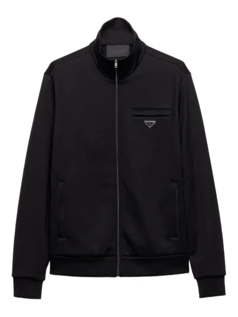 Prada logo zip-closure jacket