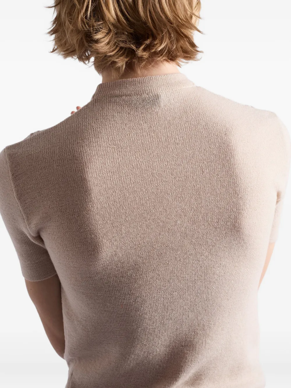 Prada Wollen trui met ronde hals F0036 NEUTRAL