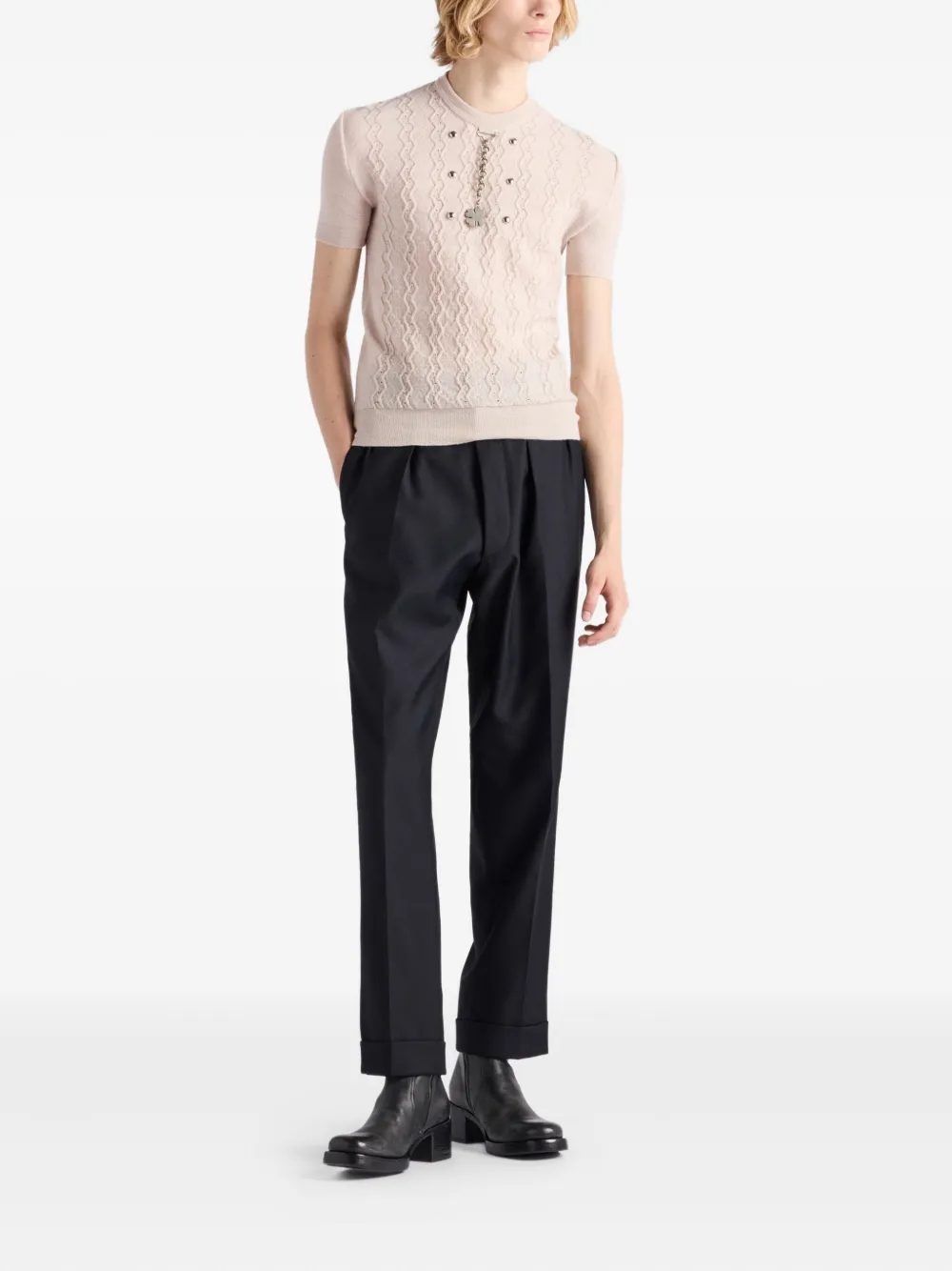Prada wool crew-neck sweater | Knitted Sweaters | Image 2