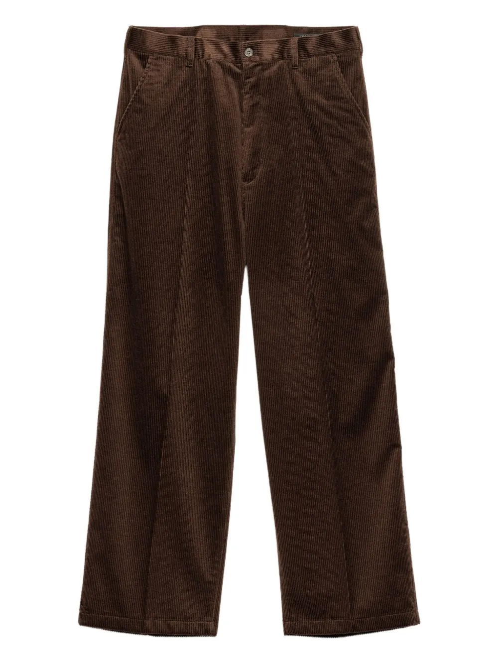 Prada corduroy straight-leg trousers Bruin