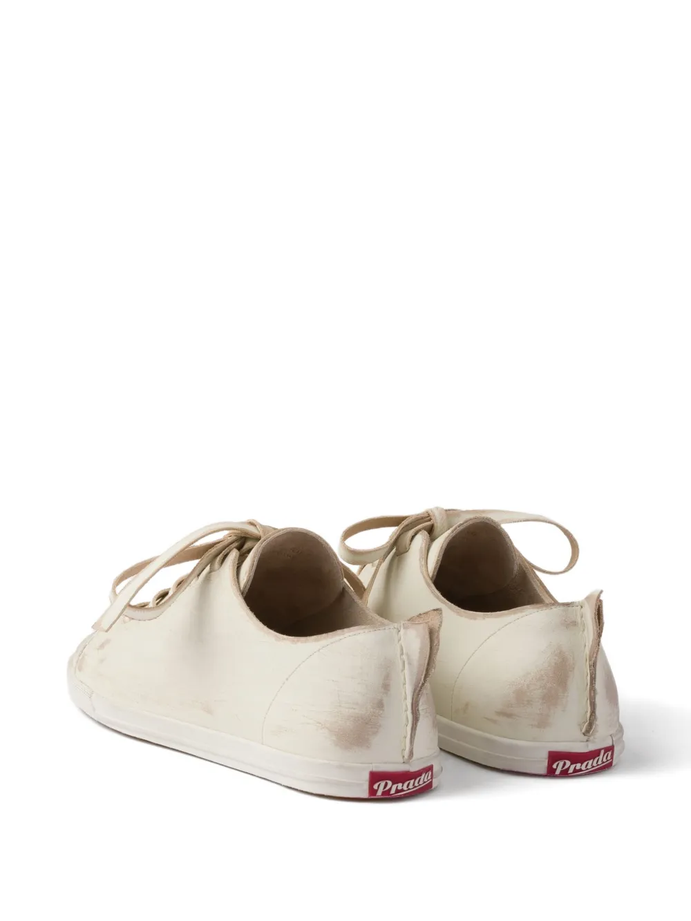 Prada Leren sneakers - Beige