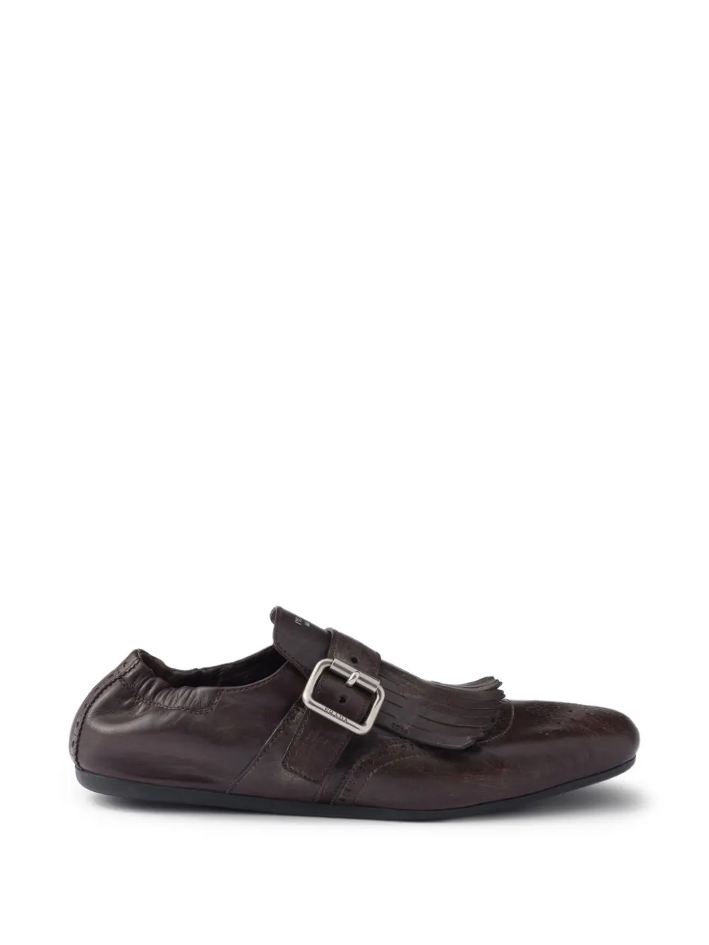 Prada fringed buckle shoes Bruin