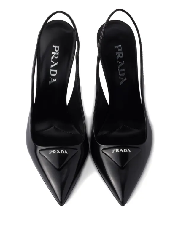 PRADA★黒 ポインテッドトゥミュール ポインテッドトゥ PRADA(プラダ) 靴・シューズ(レディース