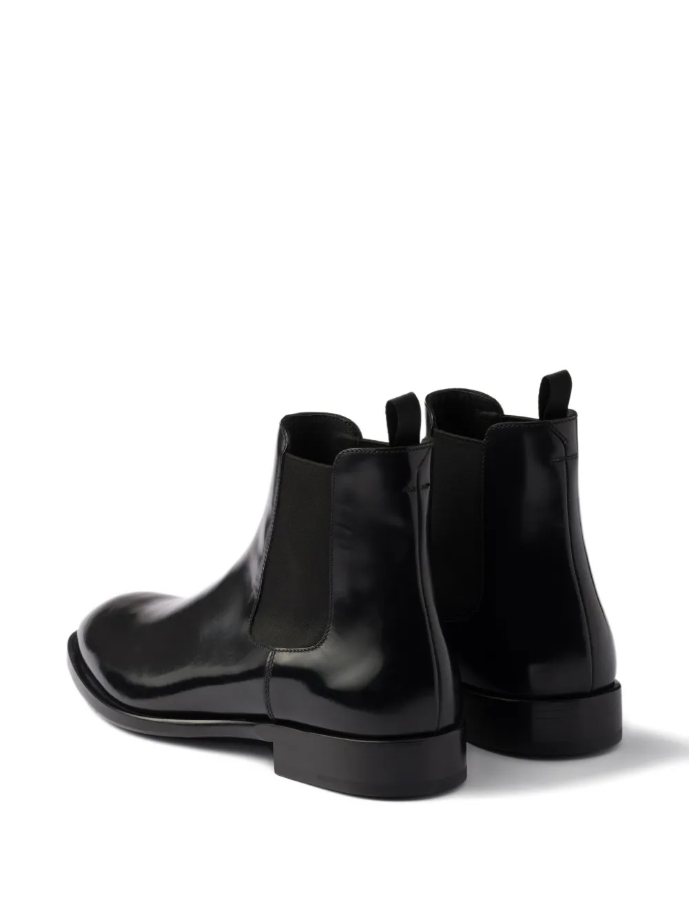 Prada Elastic-gusset Chelsea Boots In Black