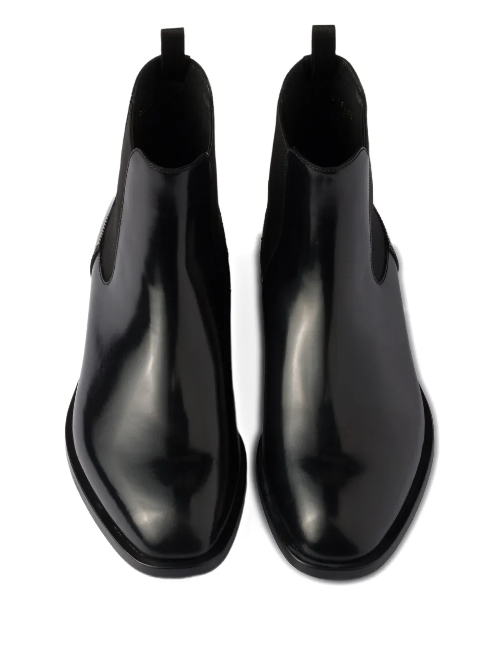 Prada Elastic-gusset Chelsea Boots In Black