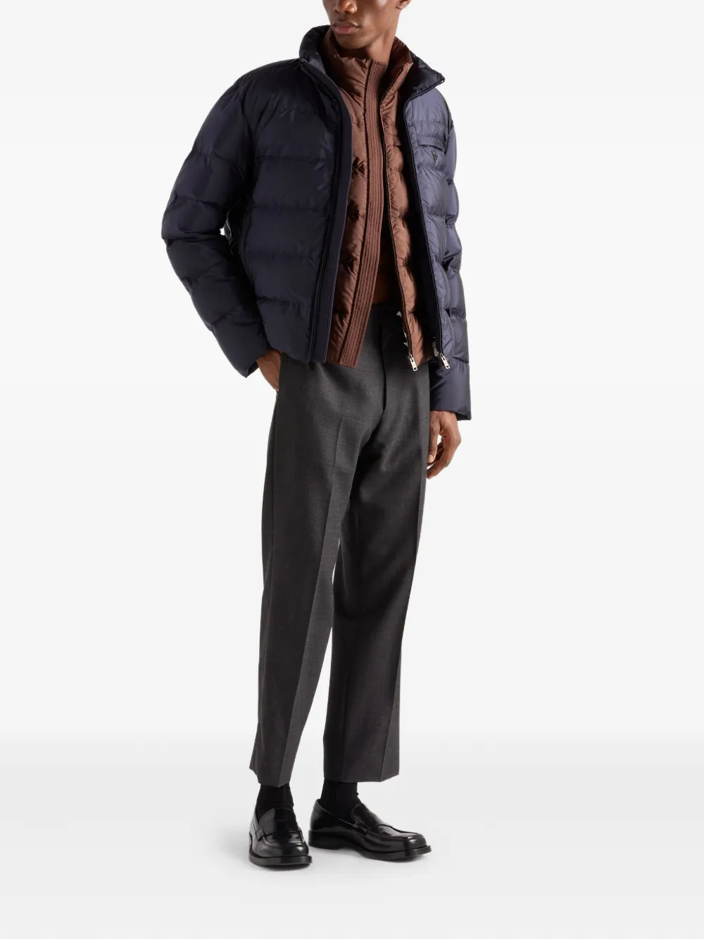 Prada Gewatteerde bodywarmer Bruin