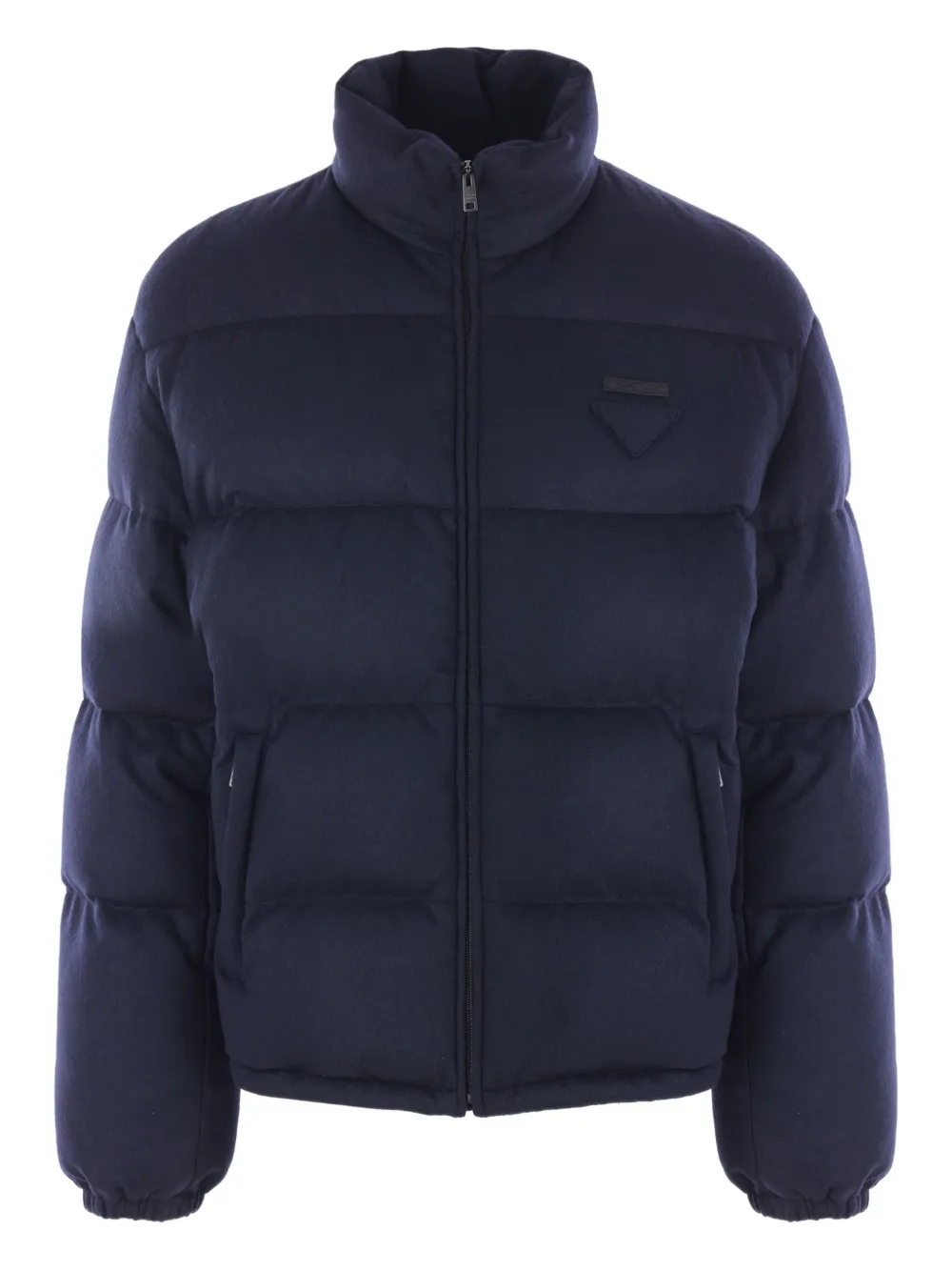 Prada Medium-weight cashmere down jacket - F0008 BLUE