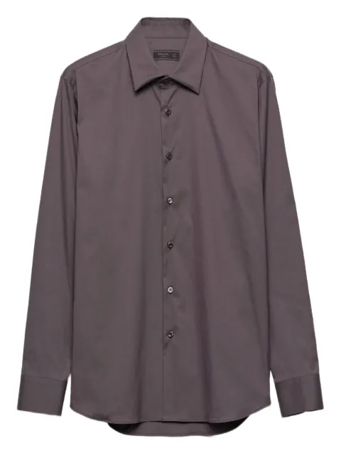 Prada classic-collar cotton shirt