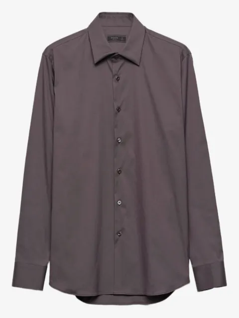 Prada classic-collar cotton shirt
