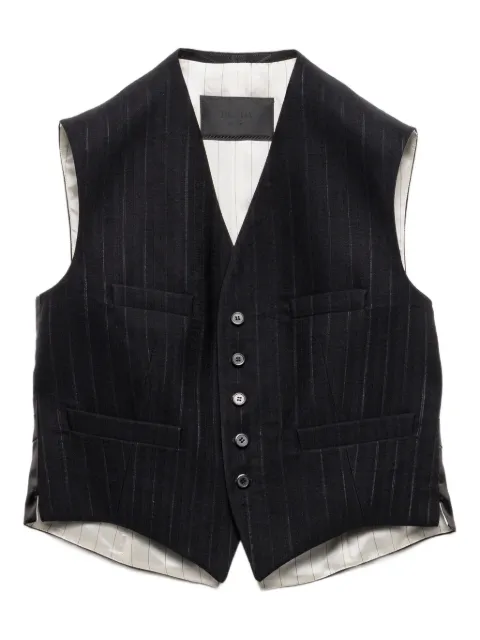 Prada pinstripe five-button vest
