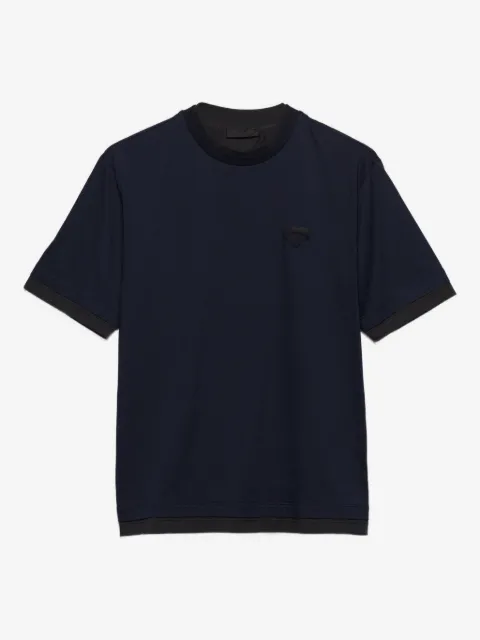Prada playera con logo triangular