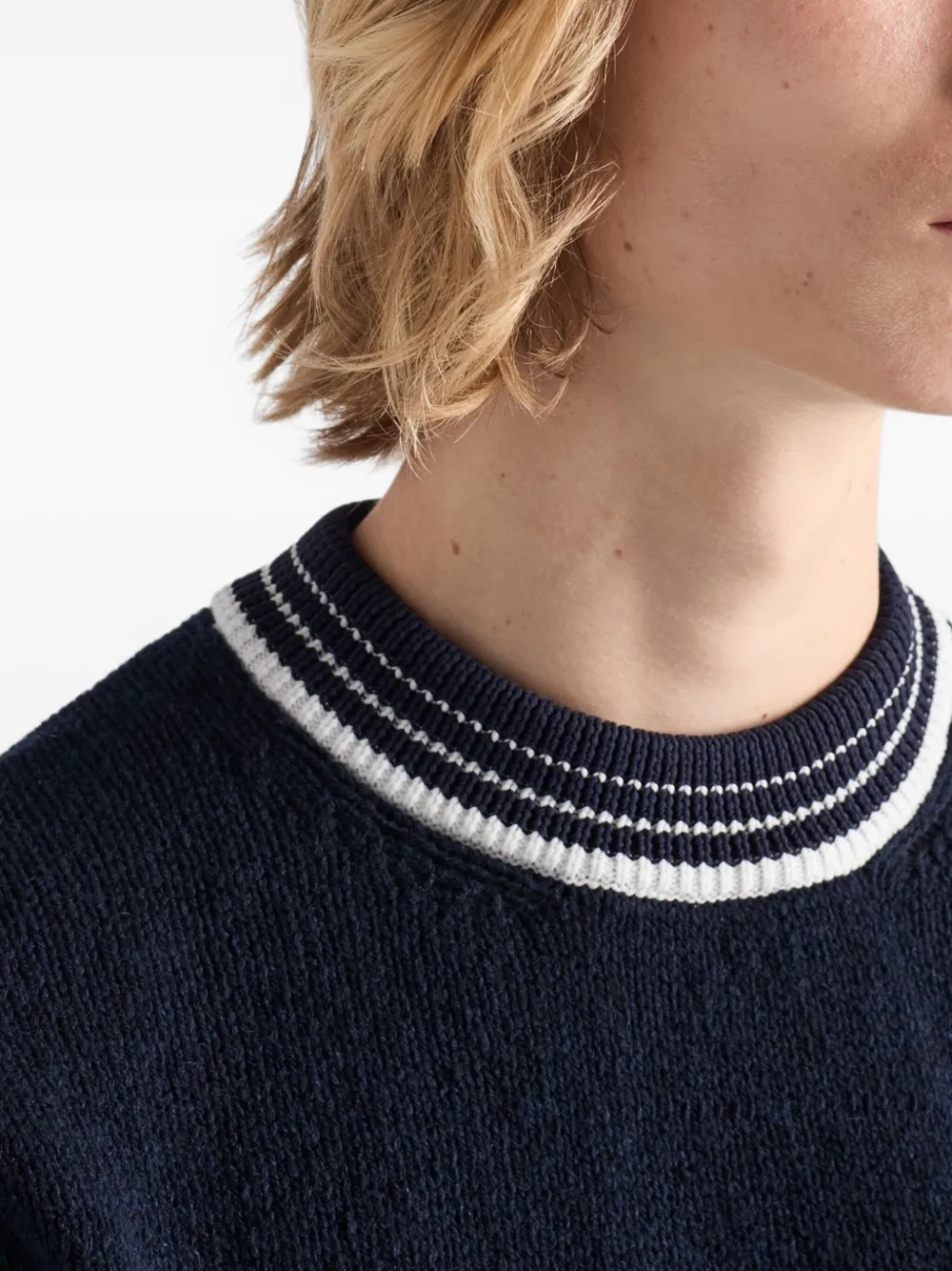 Prada Gebreide top Blauw