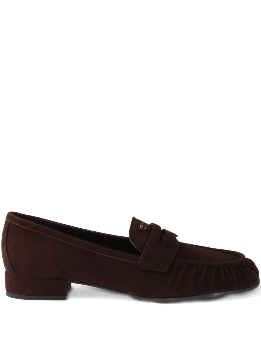 Prada suede loafers Brown