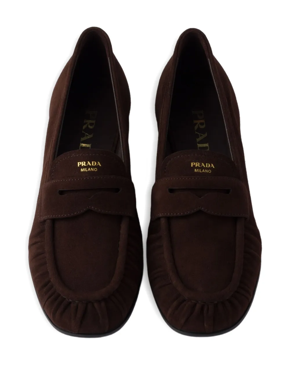 Prada suede loafers Brown