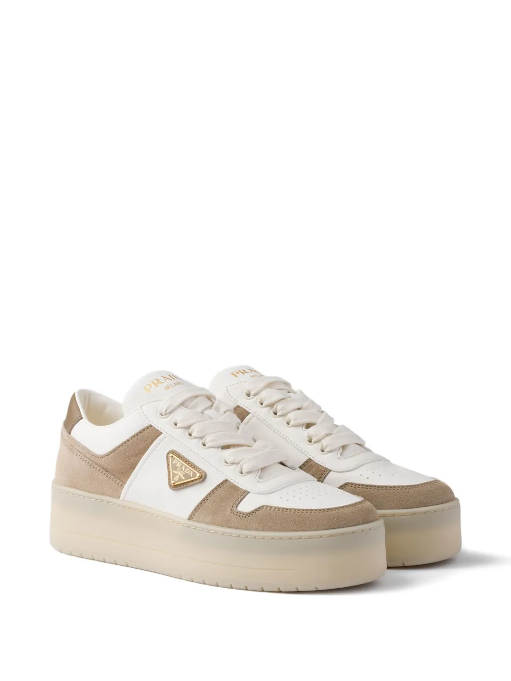 Prada Downtown Bold sneakers Beige
