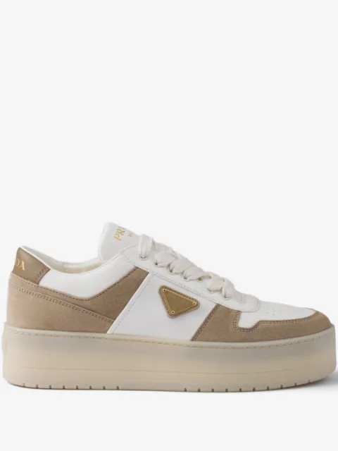 Prada Downtown suede sneakers