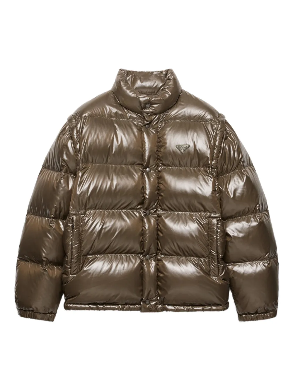 Prada Re-Nylon puffer jacket | Green | Image 1
