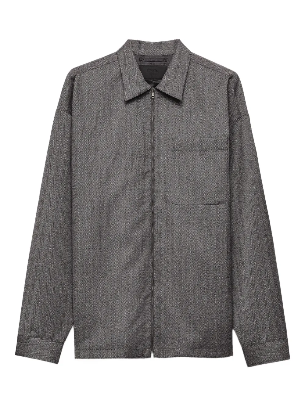 Prada zip-up shirt | Grey | Image 1
