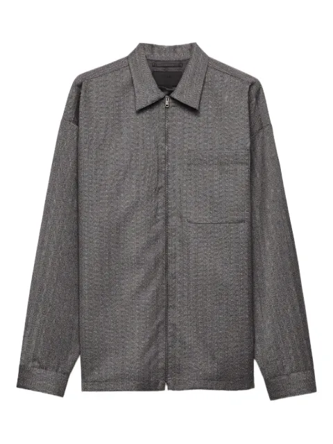Prada zip-up shirt