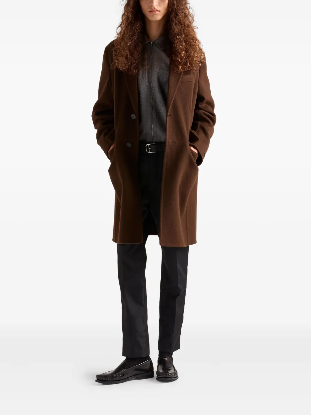 Prada Overhemd met rits - Grijs