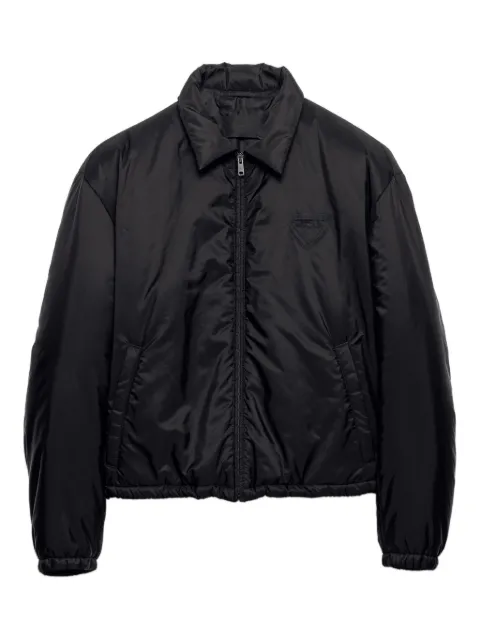 Prada triangle-logo padded jacket