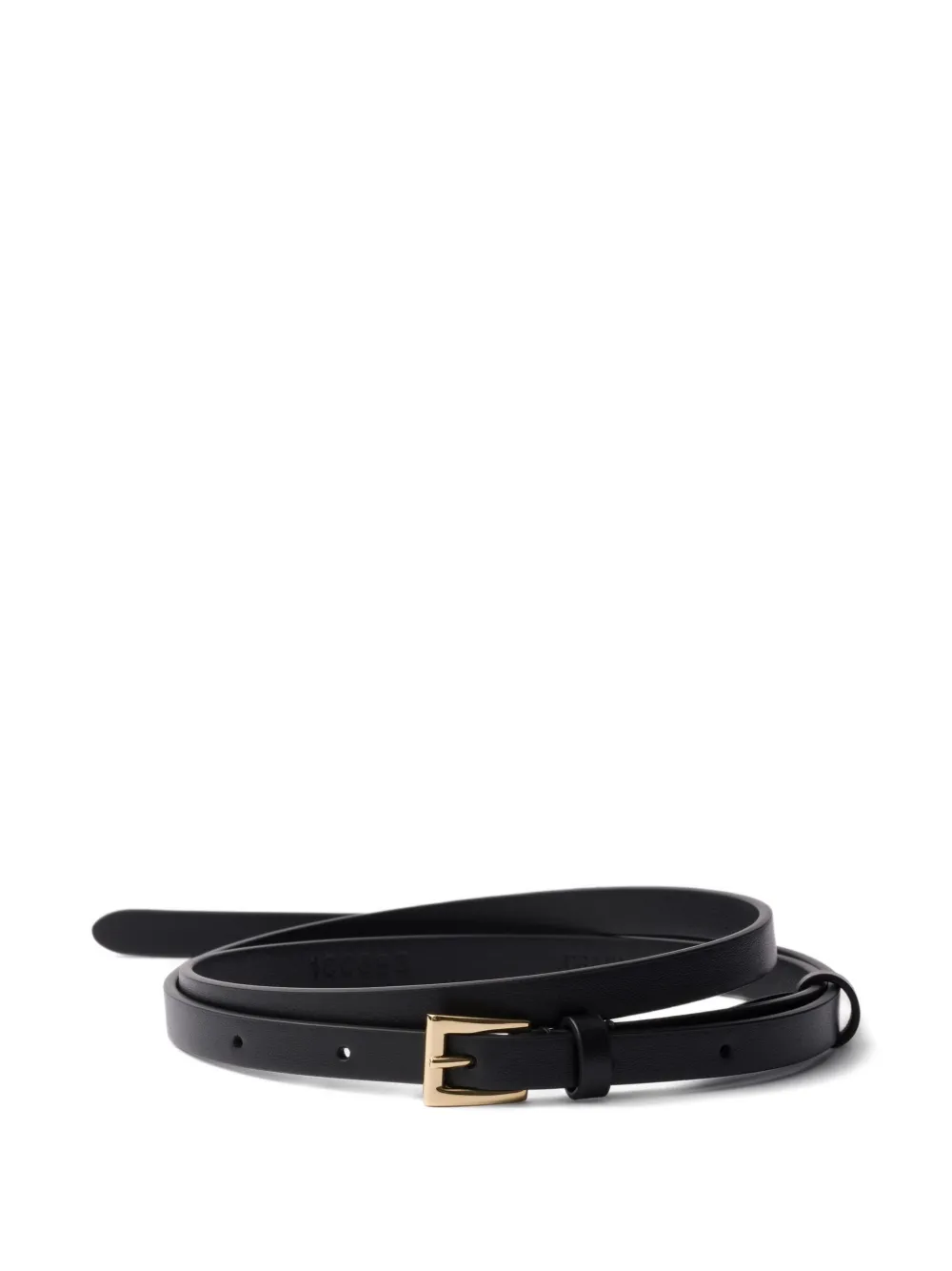 Prada Leren gespriem Zwart