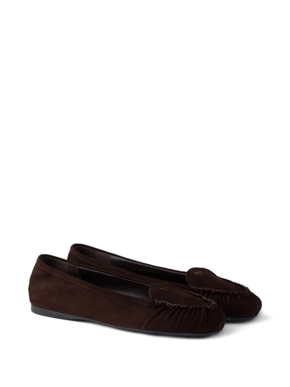 Prada suede loafers Brown